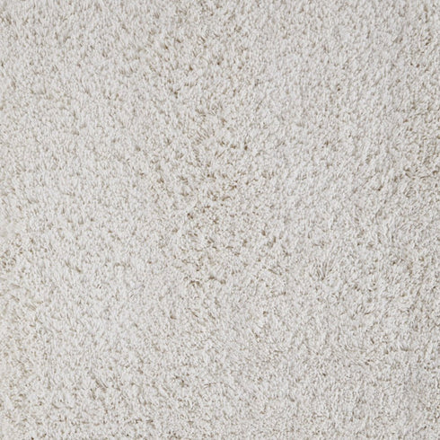 9' X 12' Ivory Shag Hand Tufted Area Rug