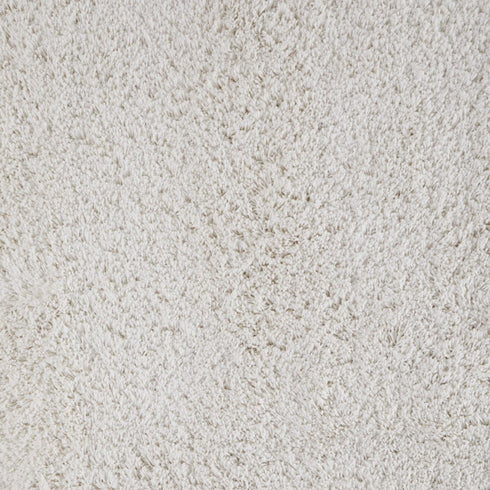 9' X 12' Ivory Shag Hand Tufted Area Rug