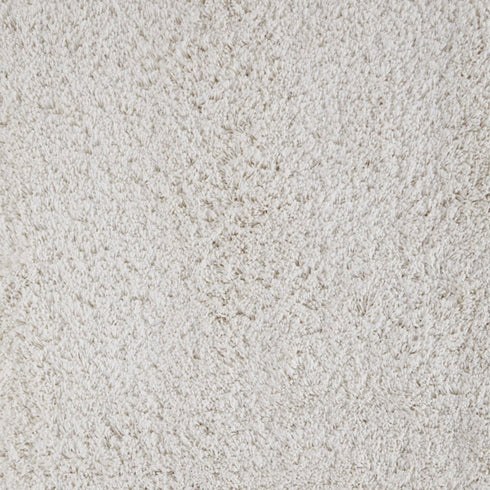 9' X 12' Ivory Shag Hand Tufted Area Rug