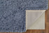 9' X 12' Blue Shag Hand Tufted Area Rug