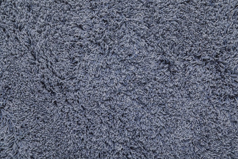 9' X 12' Blue Shag Hand Tufted Area Rug