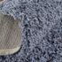 9' X 12' Blue Shag Hand Tufted Area Rug
