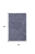 9' X 12' Blue Shag Hand Tufted Area Rug