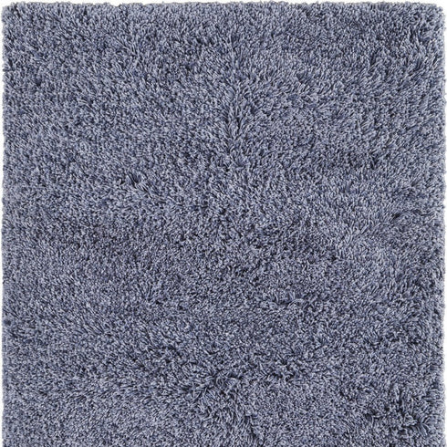 9' X 12' Blue Shag Hand Tufted Area Rug