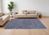 9' X 12' Blue Shag Hand Tufted Area Rug