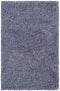 9' X 12' Blue Shag Hand Tufted Area Rug