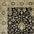 8' X 10' Black Wool Oriental Hand Knotted Area Rug