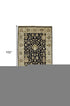 8' X 10' Black Wool Oriental Hand Knotted Area Rug