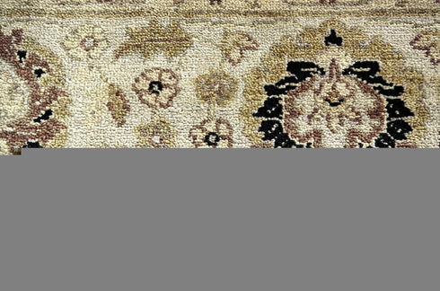 8' X 10' Black Wool Oriental Hand Knotted Area Rug