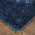 8' X 10' Blue Shag Hand Tufted Area Rug