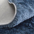 8' X 10' Blue Shag Hand Tufted Area Rug