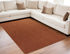 8' X 11' Orange Wool Hand Woven Area Rug