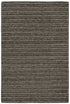 5' X 8' Brown and Ivory Wool Striped Hand Tufted Area Rug