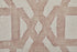 9' X 13' Ivory Pink and Tan Wool Geometric Hand Tufted Area Rug