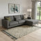 6' X 9' Gray Wool Geometric Hand Knotted Area Rug