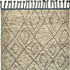 6' X 9' Gray Wool Geometric Hand Knotted Area Rug