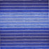 8' X 11' Blue Wool Striped Hand Woven Area Rug