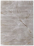8' X 11' Silver Brown and Taupe Abstract Power Loom Area Rug