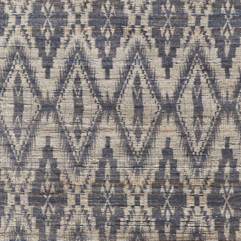 8' X 11' Tan and Gray Geometric Hand Woven Area Rug