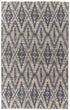 8' X 11' Tan and Gray Geometric Hand Woven Area Rug