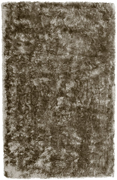 7' X 10' Gold Shag Hand Tufted Area Rug