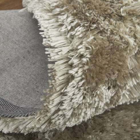 7' X 10' Gold Shag Hand Tufted Area Rug