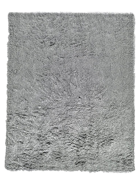 9' X 12' Gray Shag Hand Tufted Area Rug