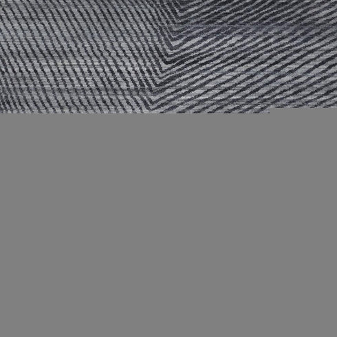 8' X 10' Gray Wool Abstract Hand Knotted Area Rug