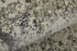 8' X 11' Gray and Ivory Abstract Power Loom Worn Faded Area Rug