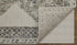 8' X 11' Gray and Ivory Abstract Power Loom Worn Faded Area Rug