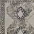 8' X 11' Gray and Ivory Abstract Power Loom Worn Faded Area Rug