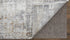 8' X 11' Ivory Taupe and Gray Abstract Power Loom Distressed Area Rug With Fringe