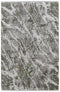 8' X 11' Taupe and Gray Abstract Power Loom Area Rug With Fringe