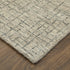 9' X 12' Ivory and Gray Wool Hand Tufted Distressed Area Rug