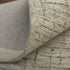 9' X 12' Ivory and Gray Wool Hand Tufted Distressed Area Rug