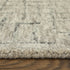 9' X 12' Ivory and Gray Wool Hand Tufted Distressed Area Rug