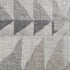 8' X 12' Gray and Ivory Wool Geometric Hand Knotted Area Rug
