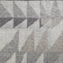 8' X 12' Gray and Ivory Wool Geometric Hand Knotted Area Rug