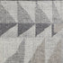 8' X 12' Gray and Ivory Wool Geometric Hand Knotted Area Rug
