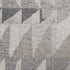 8' X 12' Gray and Ivory Wool Geometric Hand Knotted Area Rug