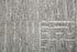 9' X 13' Gray and Ivory Wool Checkered Hand Knotted Worn Faded Area Rug