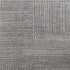 9' X 13' Gray and Ivory Wool Checkered Hand Knotted Worn Faded Area Rug