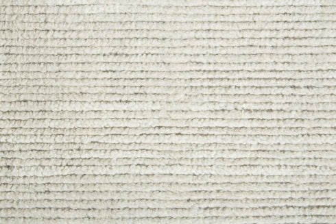 8' X 10' Tan and Ivory Wool Hand Knotted Area Rug