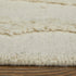9' X 12' Ivory Taupe and Brown Wool Geometric Hand Tufted Area Rug