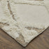 9' X 12' Ivory Taupe and Brown Wool Geometric Hand Tufted Area Rug
