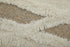 9' X 12' Ivory Taupe and Brown Wool Geometric Hand Tufted Area Rug