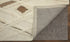 9' X 12' Ivory Taupe and Brown Wool Geometric Hand Tufted Area Rug
