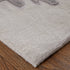 9' X 12' Gray and Ivory Abstract Hand Tufted Area Rug