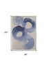 8' X 10' Blue and Ivory Abstract Hand Tufted Area Rug