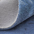 8' X 10' Blue and Ivory Abstract Hand Tufted Area Rug
